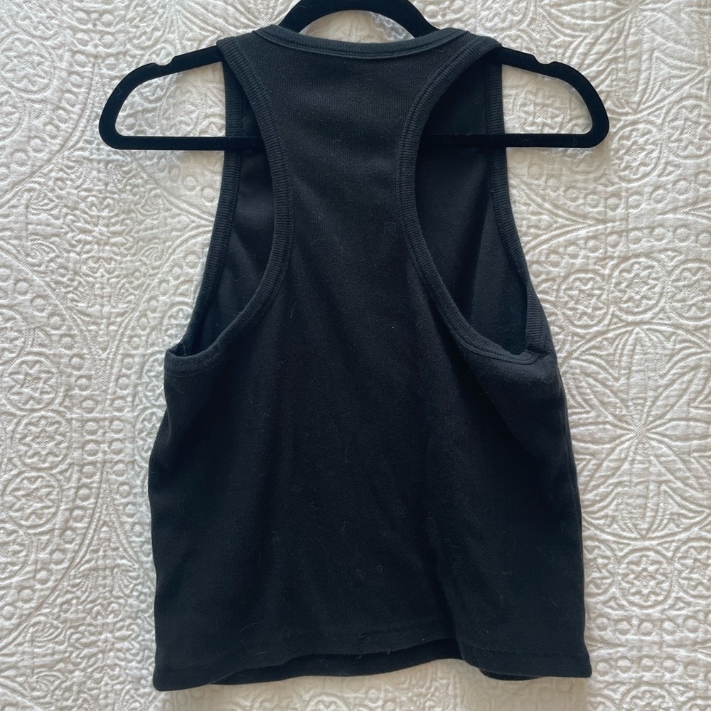 Abercrombie & Fitch Soft A&F Rib Knit Racerback Tank - Picture 3 of 3